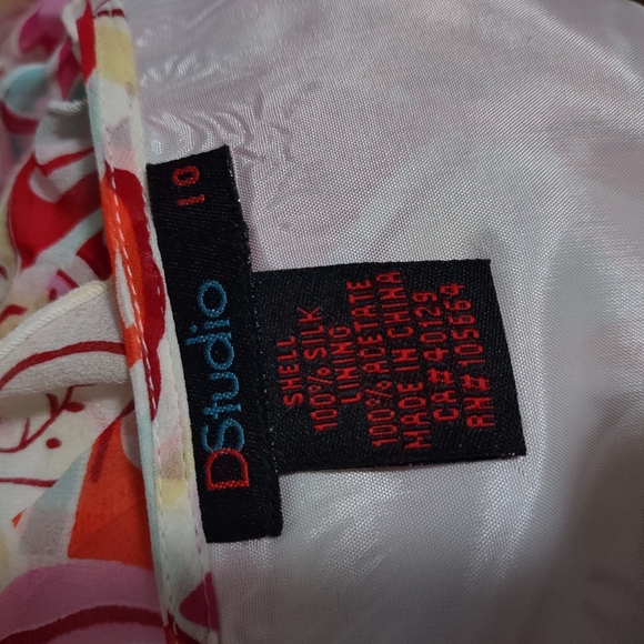 DStudio Ruffled multi-color skirt. Size 10 - Picture 5 of 5